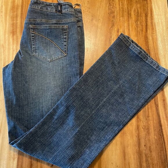 Mexx Womens 6 Denim Jeans Blue Boot Cut Low Rise New - Picture 1 of 9